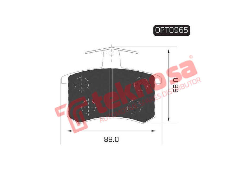 BRAKE PADS - OPT0965 (OPTIMA)
