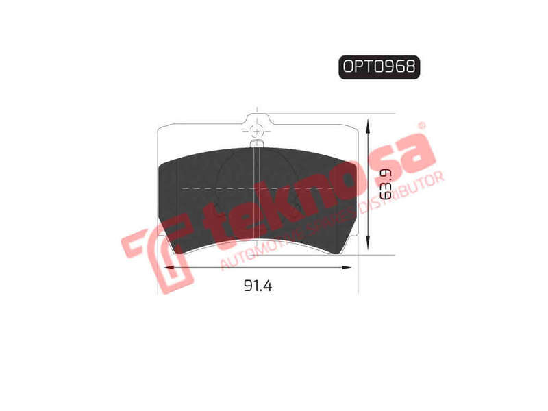 BRAKE PADS - OPT0968 (OPTIMA)