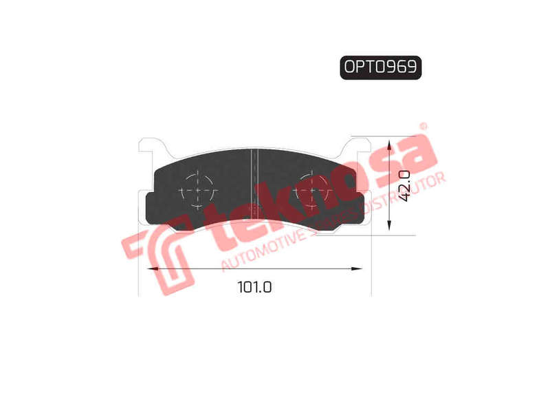 BRAKE PADS - OPT0969 (OPTIMA)