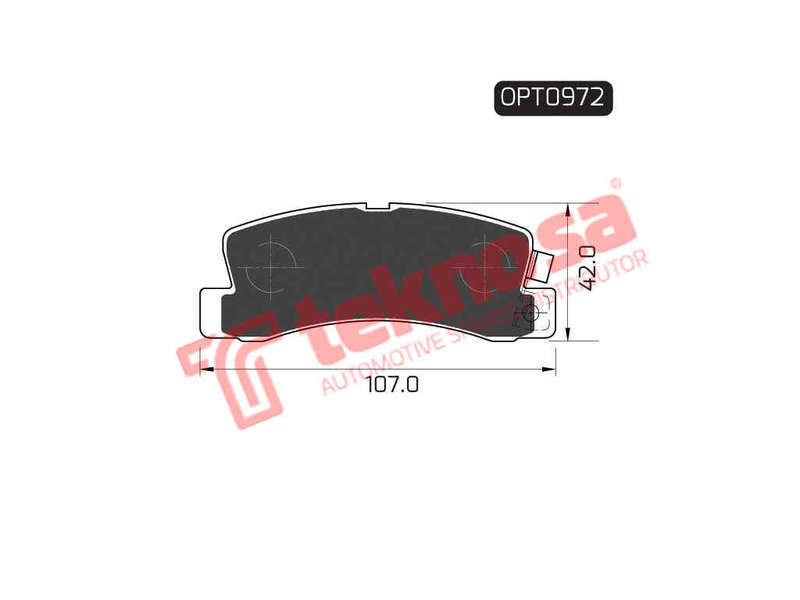 BRAKE PADS - OPT0972 (OPTIMA)