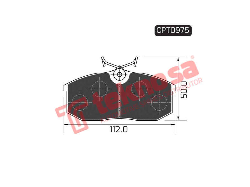 BRAKE PADS - OPT0975 (OPTIMA)