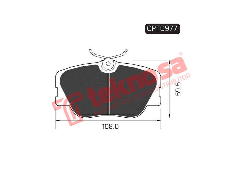 BRAKE PADS - OPT0977 (OPTIMA)