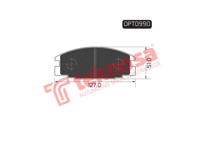 BRAKE PADS - OPT0990 (OPTIMA)