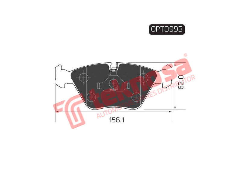 BRAKE PADS - OPT0993 (OPTIMA)
