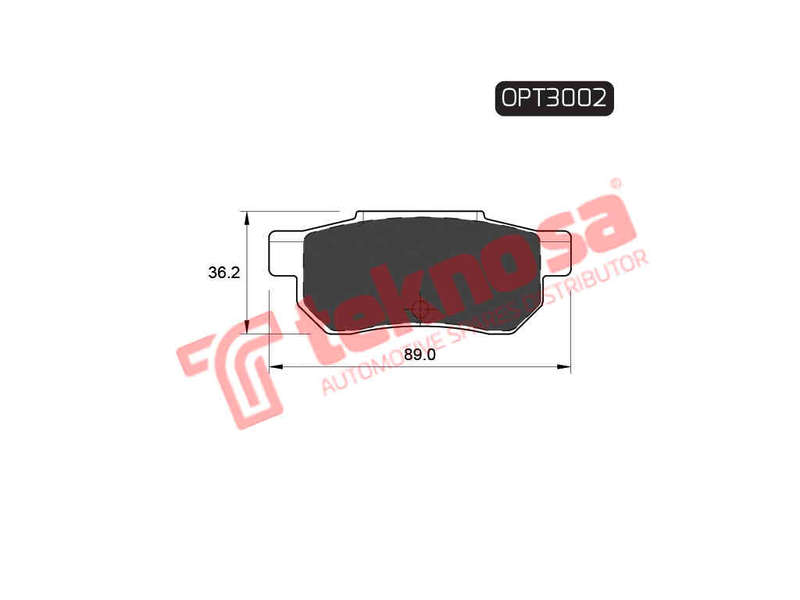 BRAKE PADS - OPT3002 (OPTIMA)