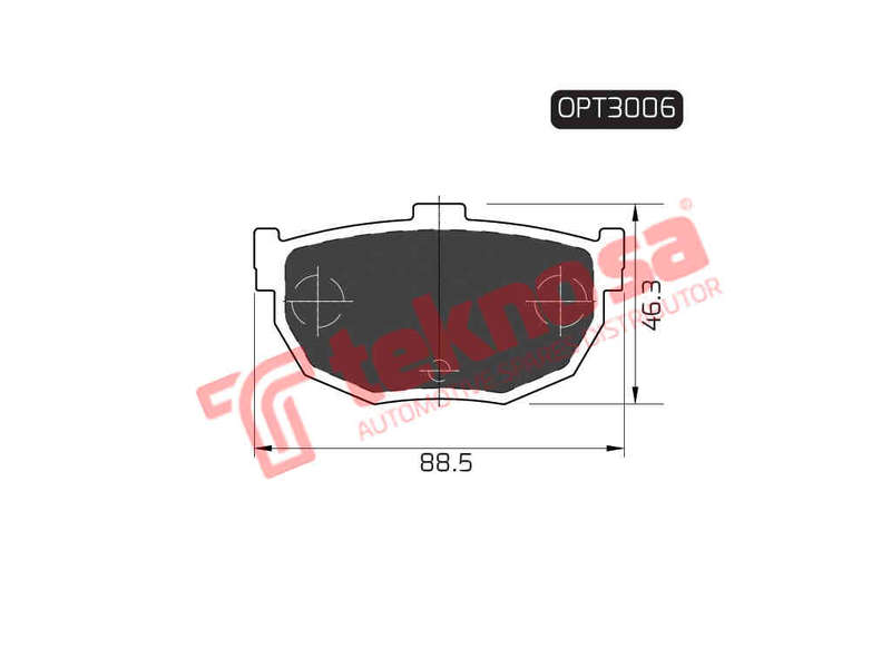 BRAKE PADS - OPT3006 (OPTIMA)