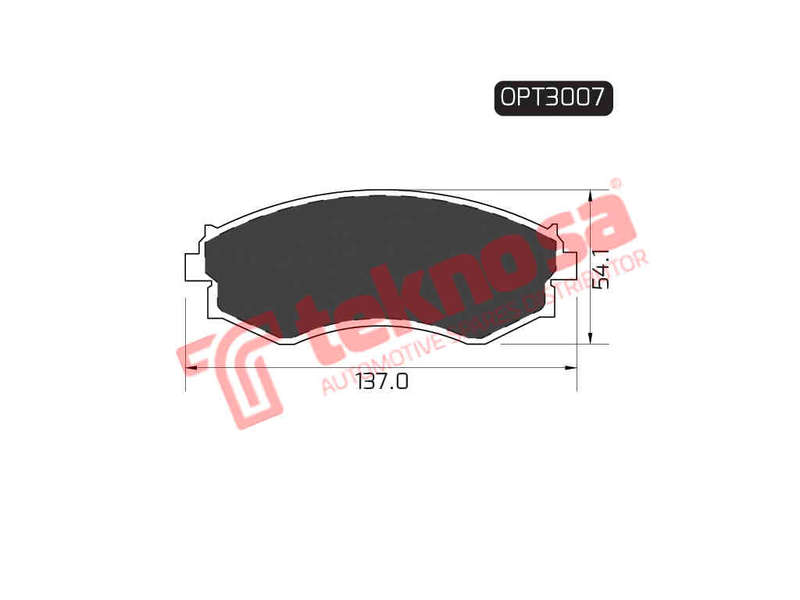 BRAKE PADS - OPT3007 (OPTIMA)