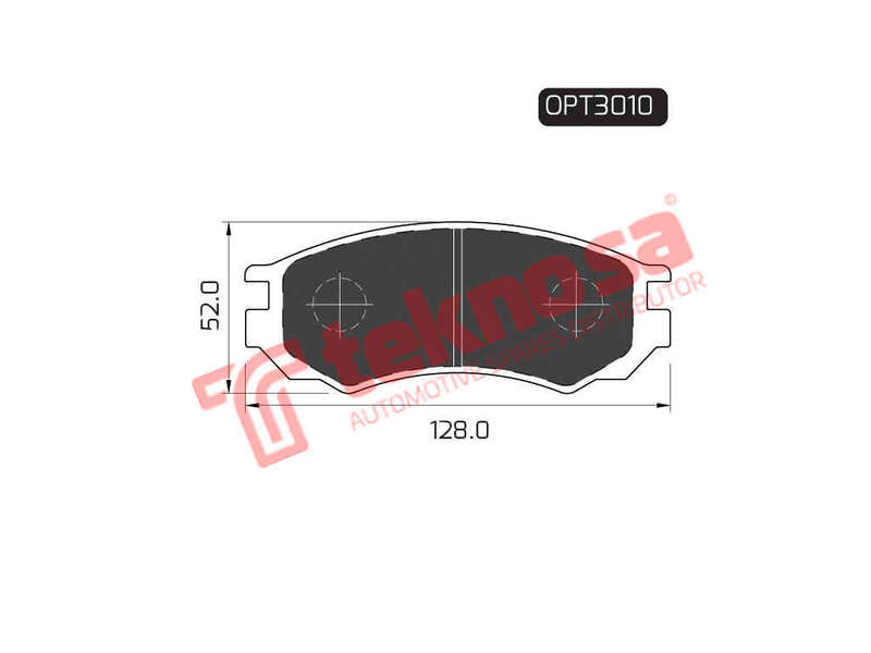 BRAKE PADS - OPT3010 (OPTIMA)