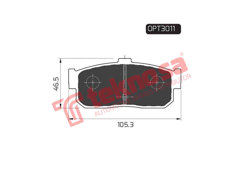 BRAKE PADS - OPT3011 (OPTIMA)