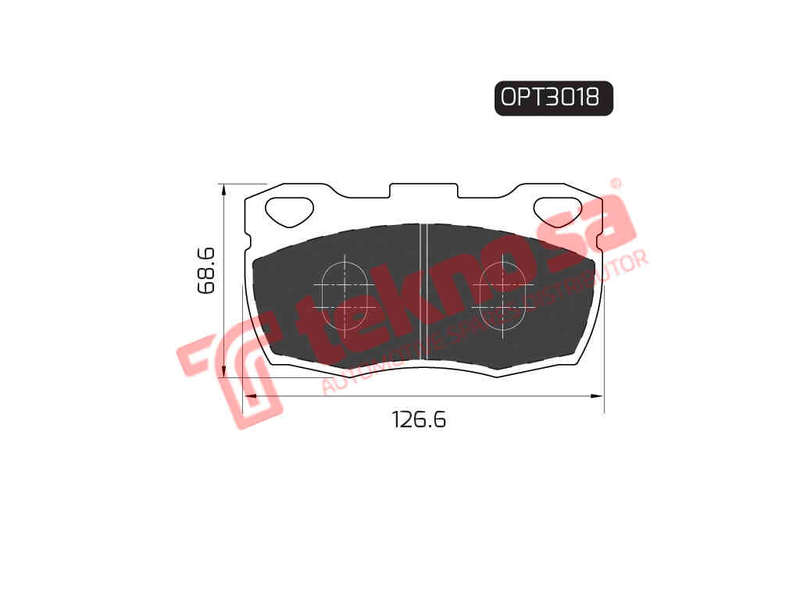 BRAKE PADS - OPT3018 (OPTIMA)
