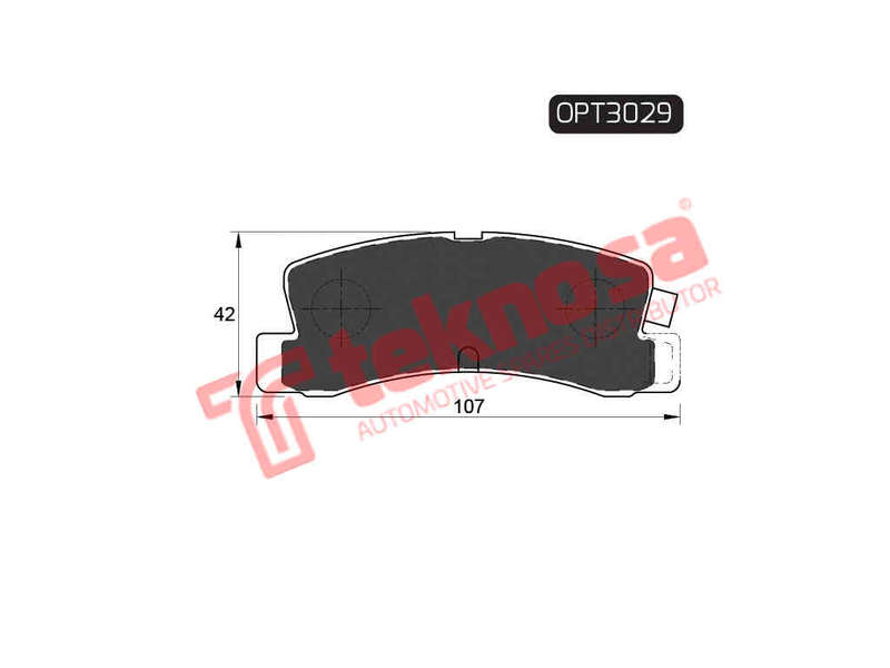 BRAKE PADS - OPT3029 (OPTIMA)