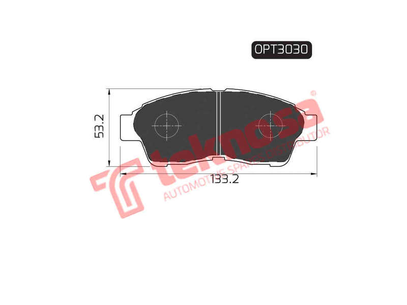 BRAKE PADS - OPT3030 (OPTIMA)
