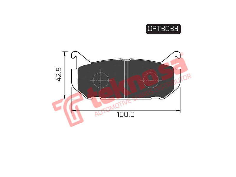 BRAKE PADS - OPT3033 (OPTIMA)
