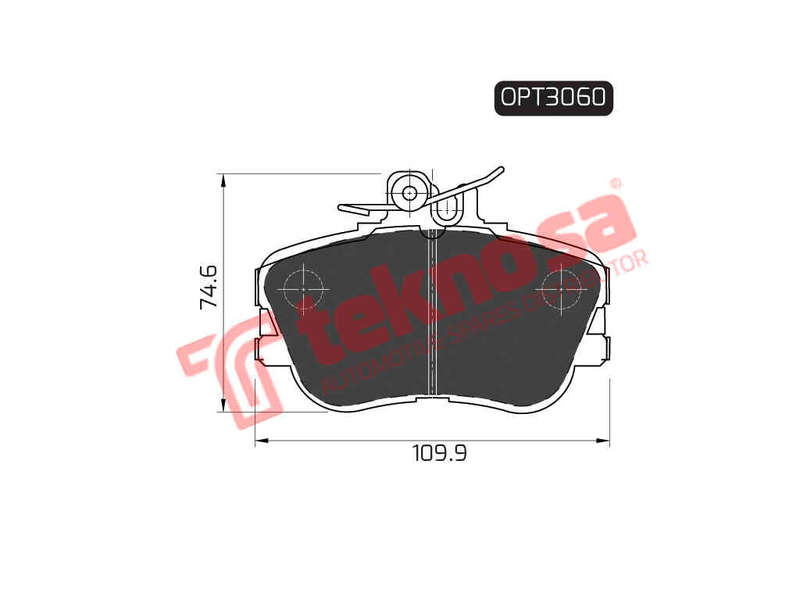 BRAKE PADS - OPT3060 (OPTIMA)
