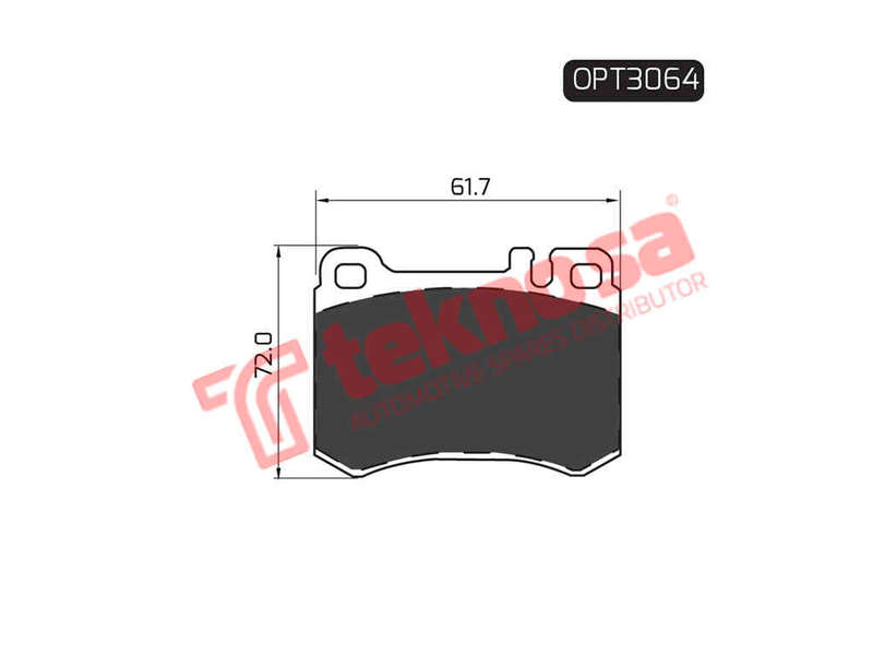 BRAKE PADS - OPT3064 (OPTIMA)