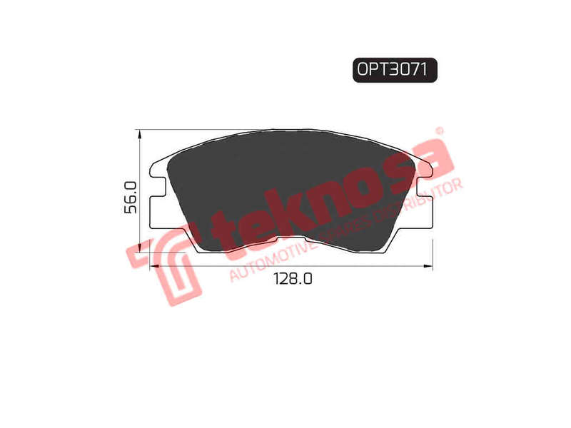 BRAKE PADS - OPT3071 (OPTIMA)