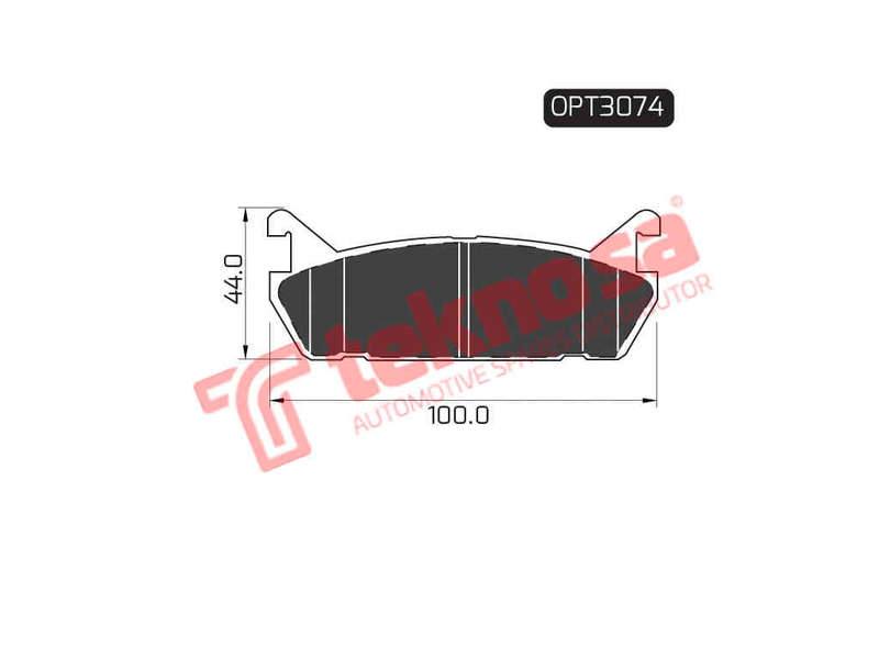 BRAKE PADS - OPT3074 (OPTIMA)