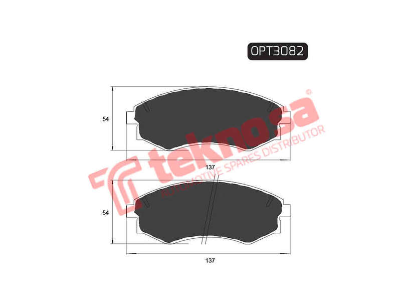 BRAKE PADS - OPT3082 (OPTIMA)