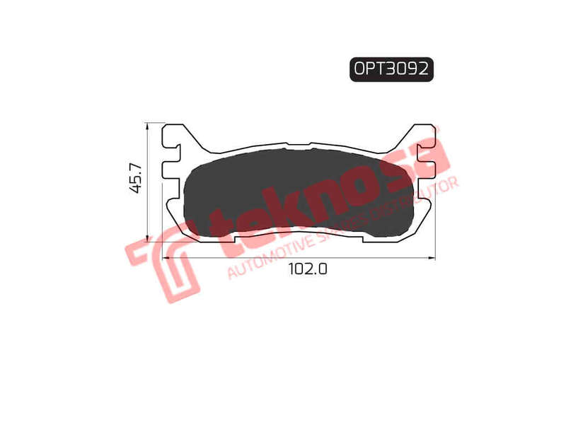 BRAKE PADS - OPT3092 (OPTIMA)