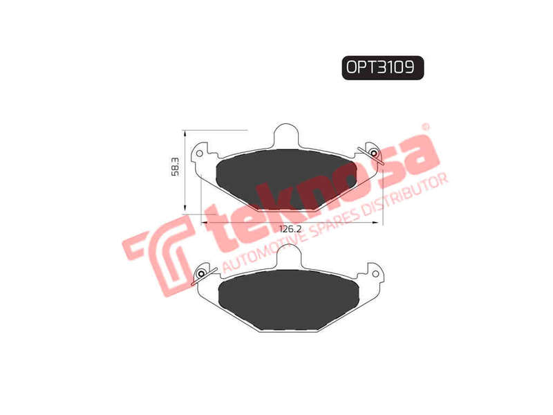 BRAKE PADS - OPT3109 (OPTIMA)