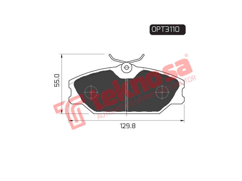 BRAKE PADS - OPT3110 (OPTIMA)