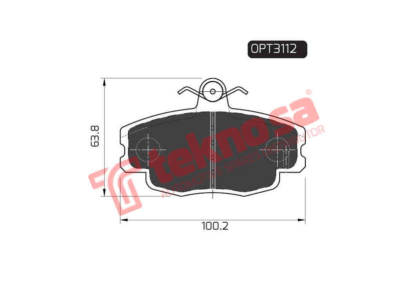 BRAKE PADS - OPT3112 (OPTIMA)