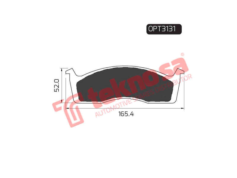 BRAKE PADS - OPT3131 (OPTIMA)