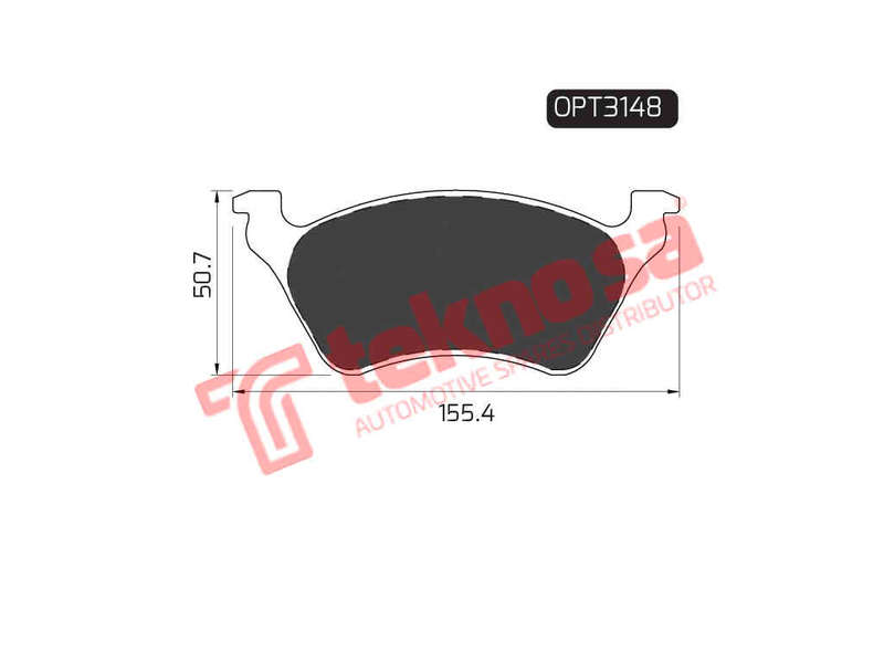 BRAKE PADS - OPT3148 (OPTIMA)