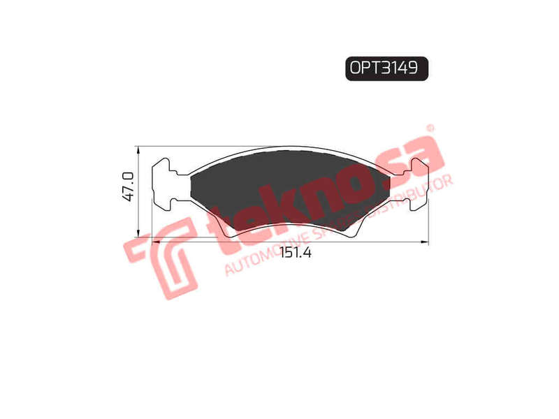 BRAKE PADS - OPT3149 (OPTIMA)