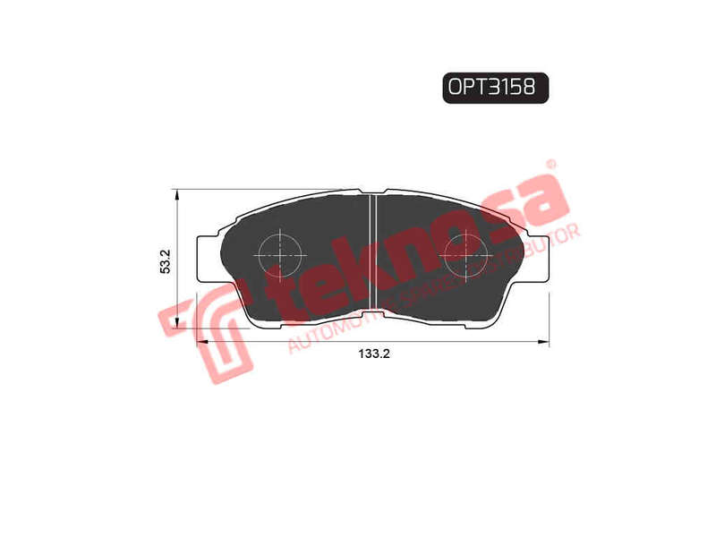 BRAKE PADS - OPT3158 (OPTIMA)