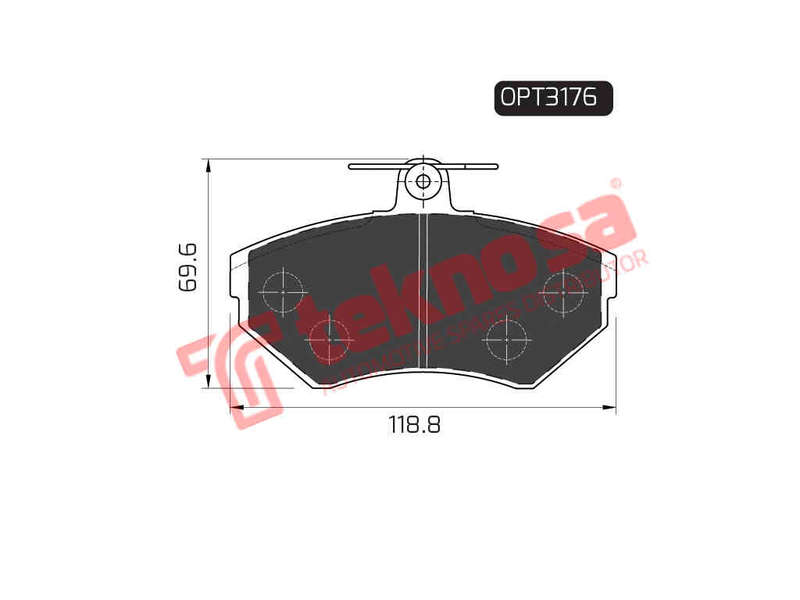 BRAKE PADS - OPT3176 (OPTIMA)