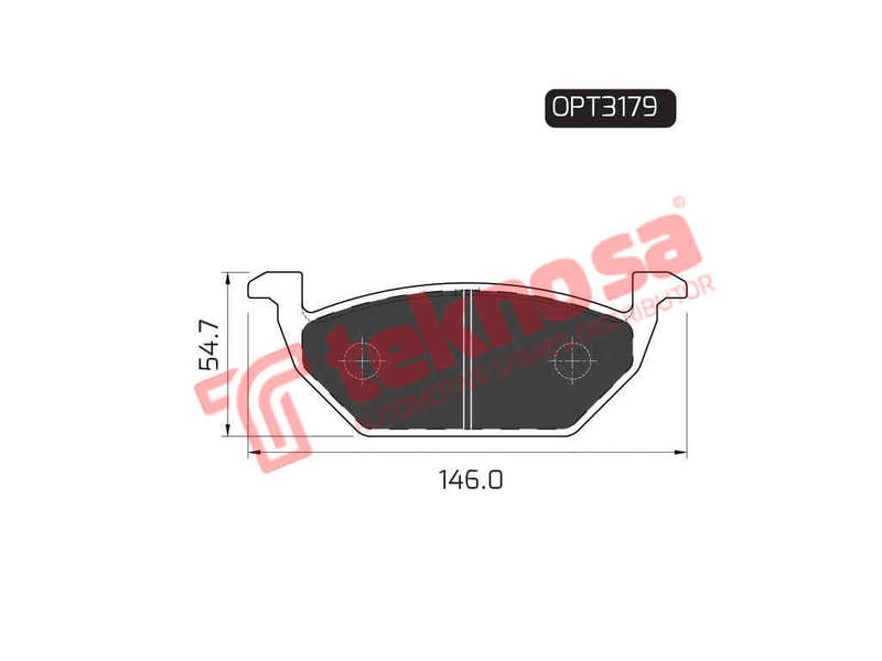 BRAKE PADS - OPT3179 (OPTIMA)