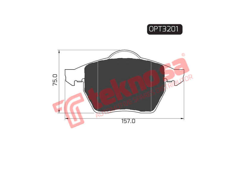 BRAKE PADS - OPT3201 (OPTIMA)