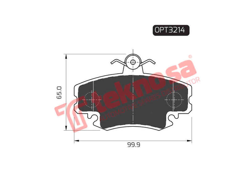 BRAKE PADS - OPT3214 (OPTIMA)