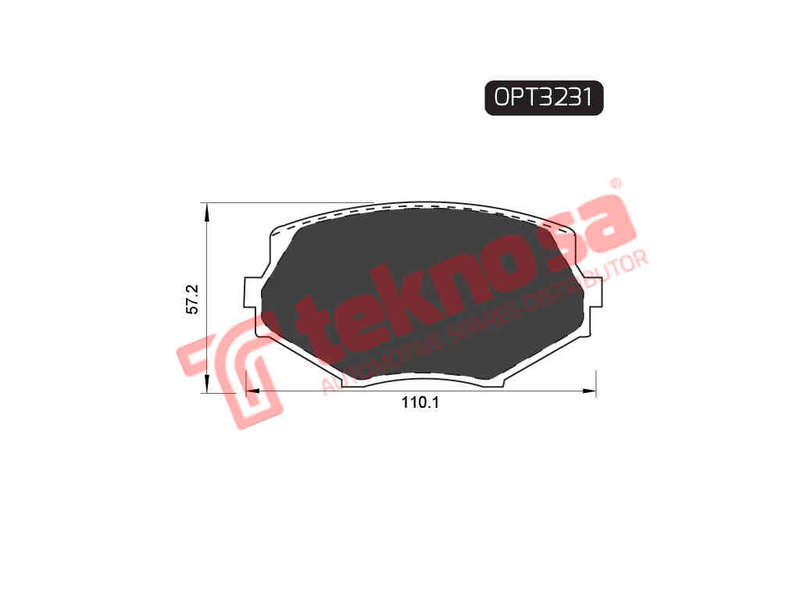 BRAKE PADS - OPT3231 (OPTIMA)