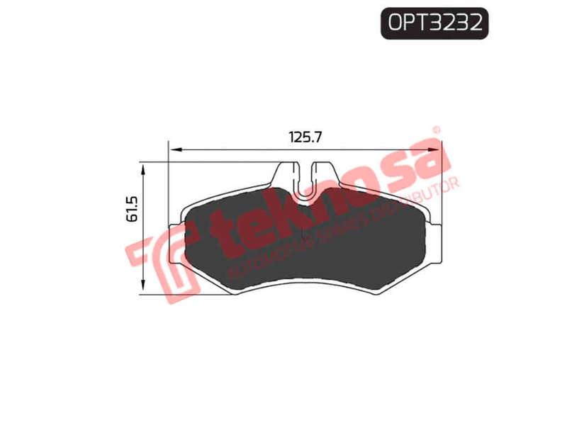 BRAKE PADS - OPT3232 (OPTIMA)