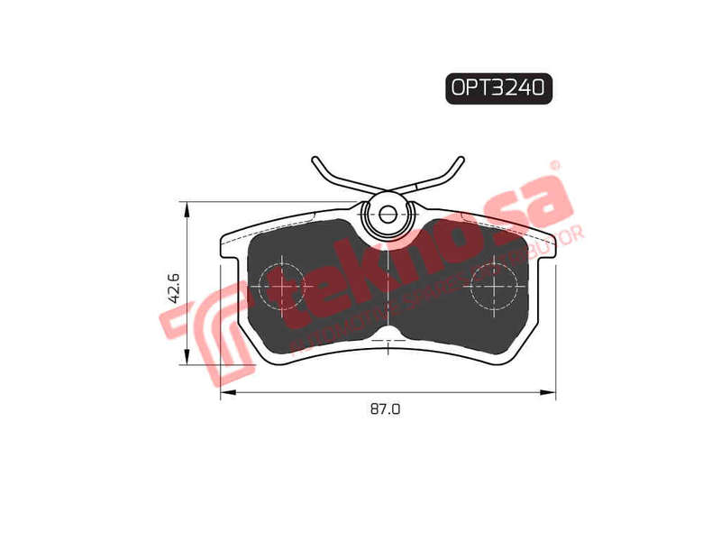 BRAKE PADS - OPT3240 (OPTIMA)