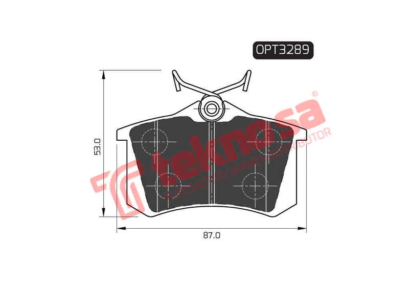 BRAKE PADS - OPT3289 (OPTIMA)