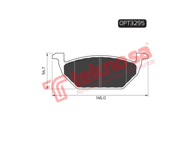 BRAKE PADS - OPT3295 (OPTIMA)