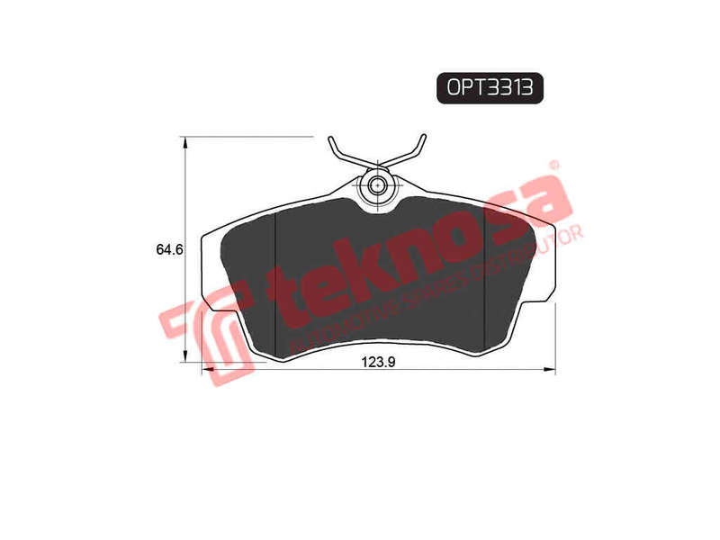 BRAKE PADS - OPT3313 (OPTIMA)