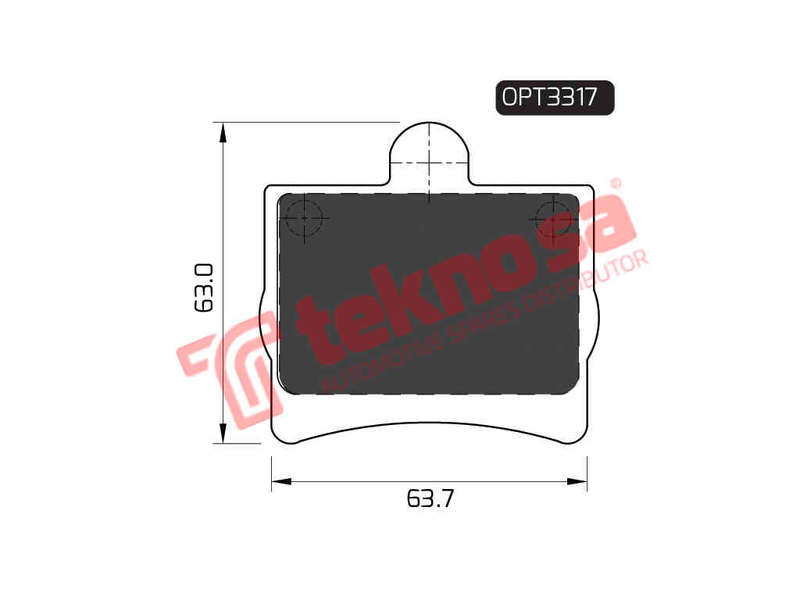 BRAKE PADS - OPT3317 (OPTIMA)