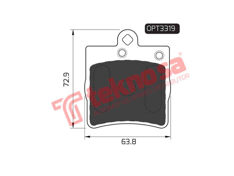 BRAKE PADS - OPT3319 (OPTIMA)