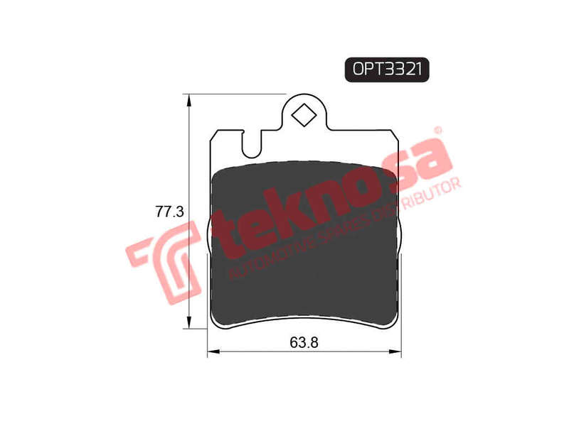 BRAKE PADS - OPT3321 (OPTIMA)