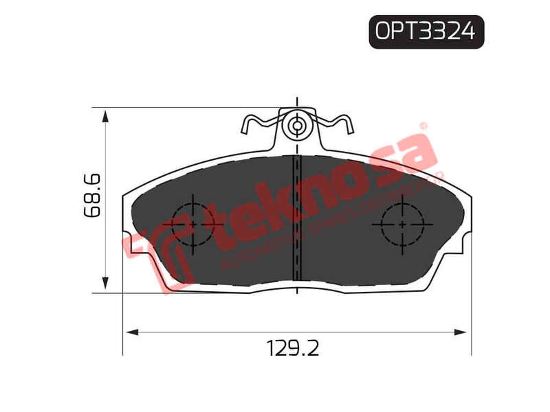 BRAKE PADS - OPT3324 (OPTIMA)