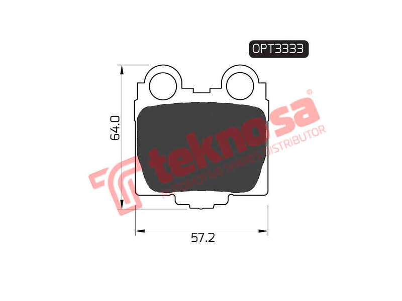 BRAKE PADS - OPT3333 (OPTIMA)
