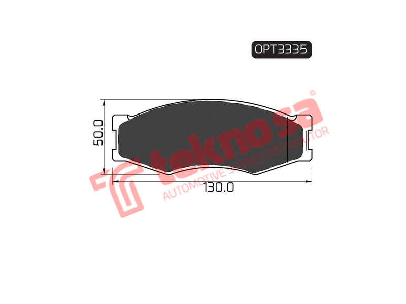 BRAKE PADS - OPT3335 (OPTIMA)