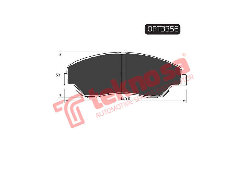 BRAKE PADS - OPT3356 (OPTIMA)