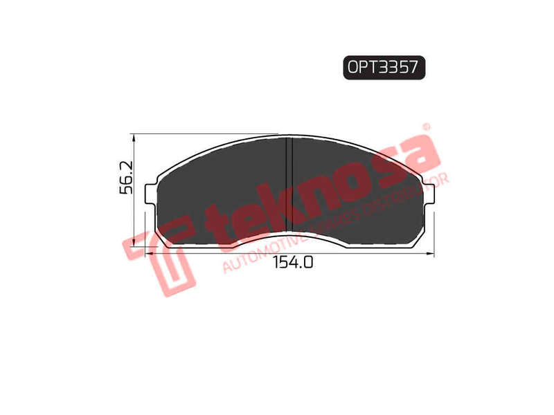 BRAKE PADS - OPT3357 (OPTIMA)