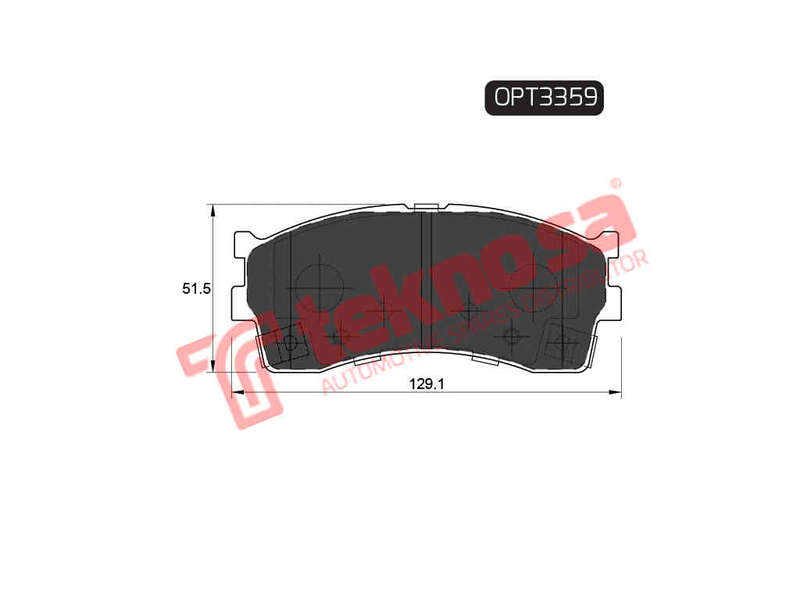 BRAKE PADS - OPT3359 (OPTIMA)