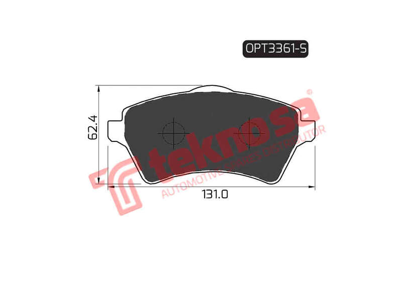 BRAKE PADS - OPT3361-S (OPTIMA)